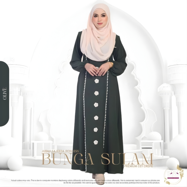 Jubah Bunga Sulam