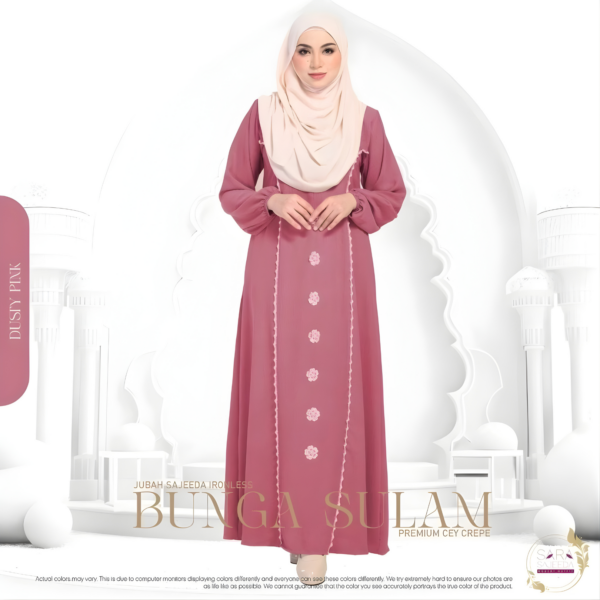 Jubah Bunga Sulam