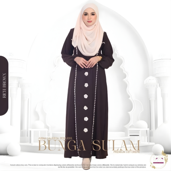 Jubah Bunga Sulam