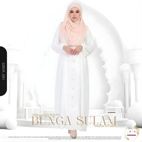 Jubah Bunga Sulam
