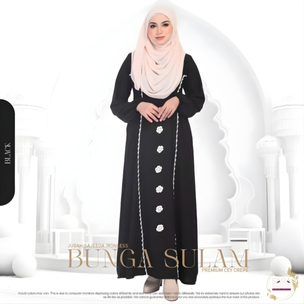Jubah Bunga Sulam