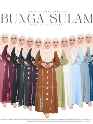 Jubah Bunga Sulam