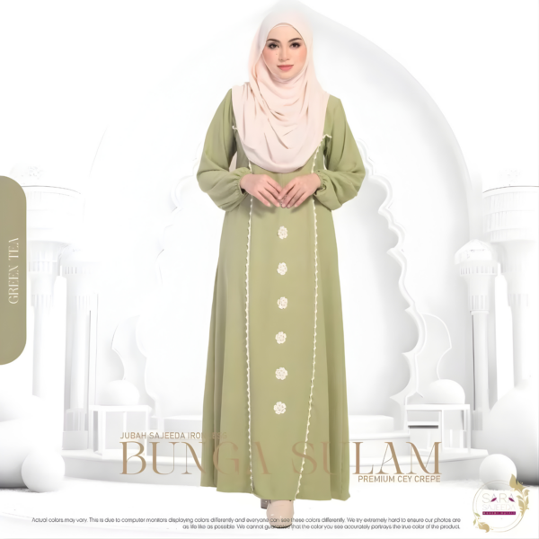 Jubah Bunga Sulam