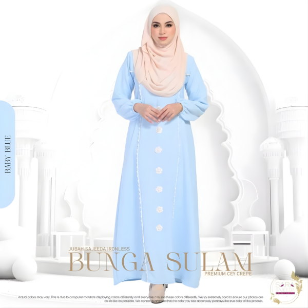 Jubah Bunga Sulam